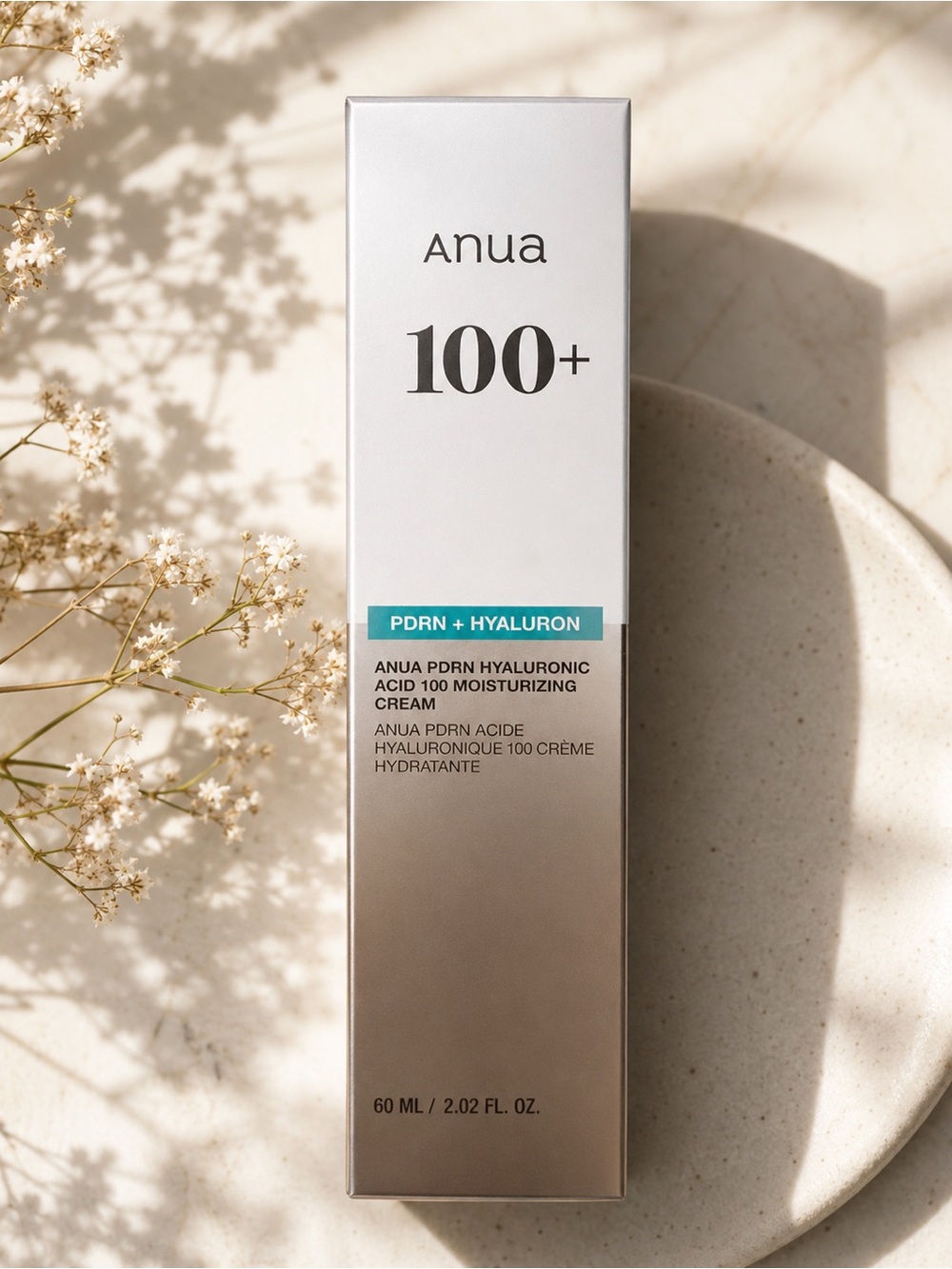 Anua PDRN Hyaluronic Acid 100+ Moisturizing Cream 60ml New Sealed Box K-Beauty - Picture 2 of 10